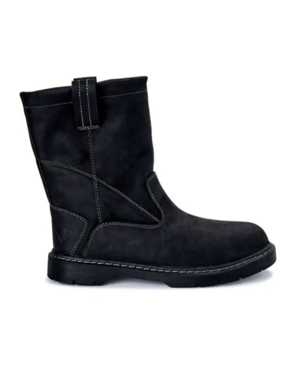 Herman Survivors Men's Theo Pull On Steel Toe Work Boots Black Size 10½